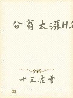 公翁太涨H欲渴