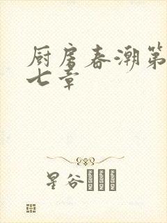 厨房春潮第三十七章