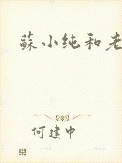 苏小纯和老苏