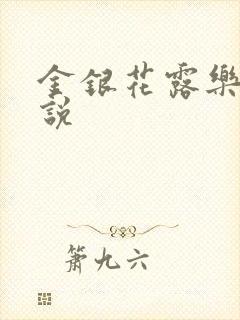 金银花露乐可小说封面