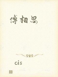 傅相思封面