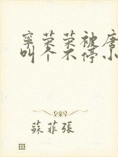 宁荣荣被唐三桶叫个不停小说封面