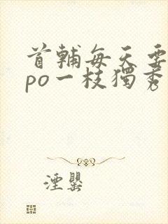 首辅每天要不够po一枝独秀全文