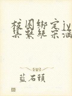 校园绑定jy收集系统宋涵全文免费
