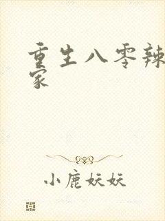 重生八零辣妻当家封面