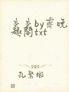 炎炎by霁晚笔趣阁txt