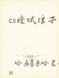 cs边城浪子