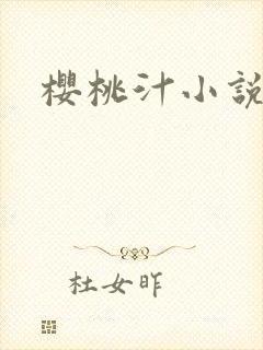 樱桃汁小说