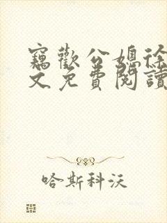窃欢公媳徐婉全文免费阅读封面