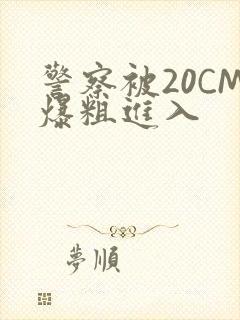 警察被20CM爆粗进入封面