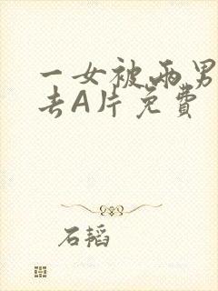 一女被两男桶进去A片免费封面
