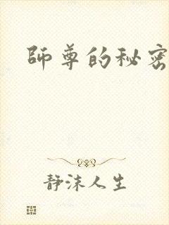 师尊的秘密封面