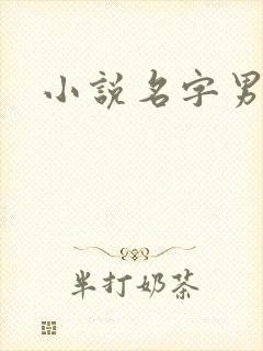 小说名字男生