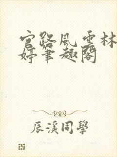 官路风云林海姜婷笔趣阁