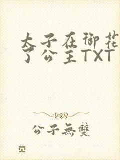 太子在御花园要了公主TXT