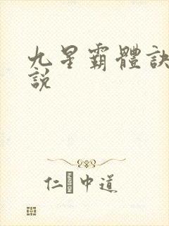 九星霸体诀 小说封面