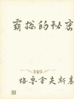 霸总的秘密教学封面
