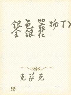 银色器物TXL金银花封面