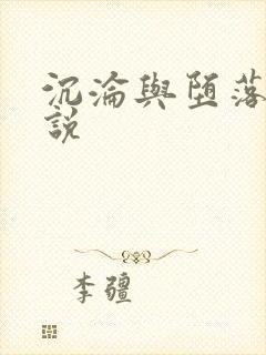 沉沦与堕落的小说