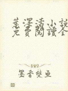 叶泽涛小说全文免费阅读全文