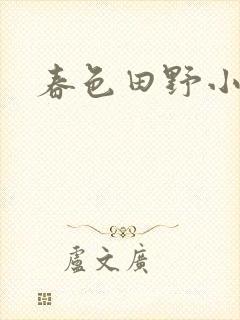 春色田野小说