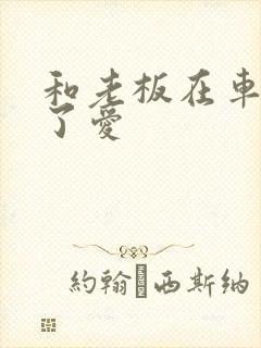 和老板在车里做了爱