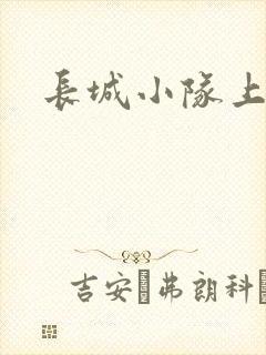 长城小队上中下封面