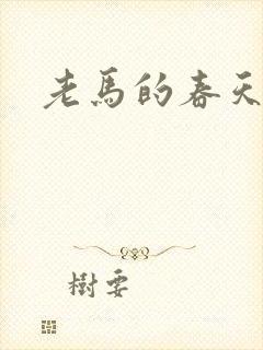 老马的春天封面