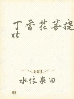 丁香花菩提树txt