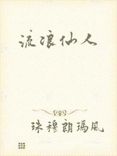 流浪仙人封面