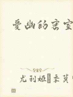 爱幽的密室小说封面