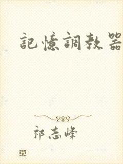 记忆调教器封面