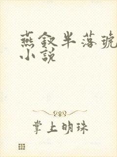燕钗半落琥珀糖小说封面