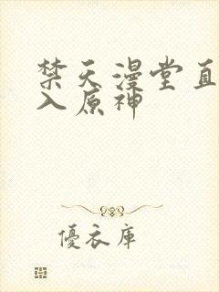 禁天漫堂直接进入原神封面