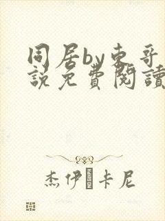 同居by东哥小说免费阅读全文无弹窗