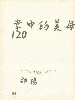 掌中的美母版主120封面