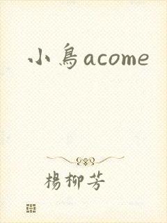 小鸟acome