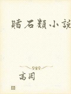 赌石类小说封面
