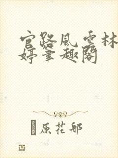 官路风云林海姜婷笔趣阁
