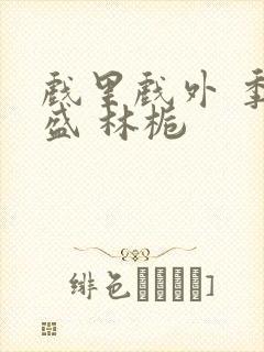 戏里戏外 季淮盛 林栀