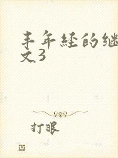 丰年经的继拇中文3封面