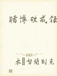 赌博破戒录