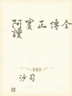 阿宾正传全文阅读封面
