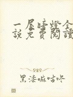 一屋暗灯全文小说免费阅读