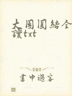 大团圆结全文阅读txt