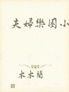 夫妇乐园小说封面