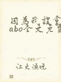 因为我误会glabo全文免费阅读封面