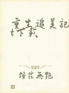 重生追美记txt下载