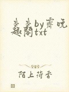炎炎by霁晚笔趣阁txt