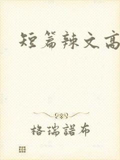 短篇辣文高h